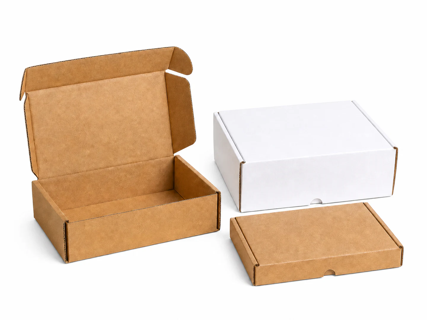 Corrugated and food packaging structures