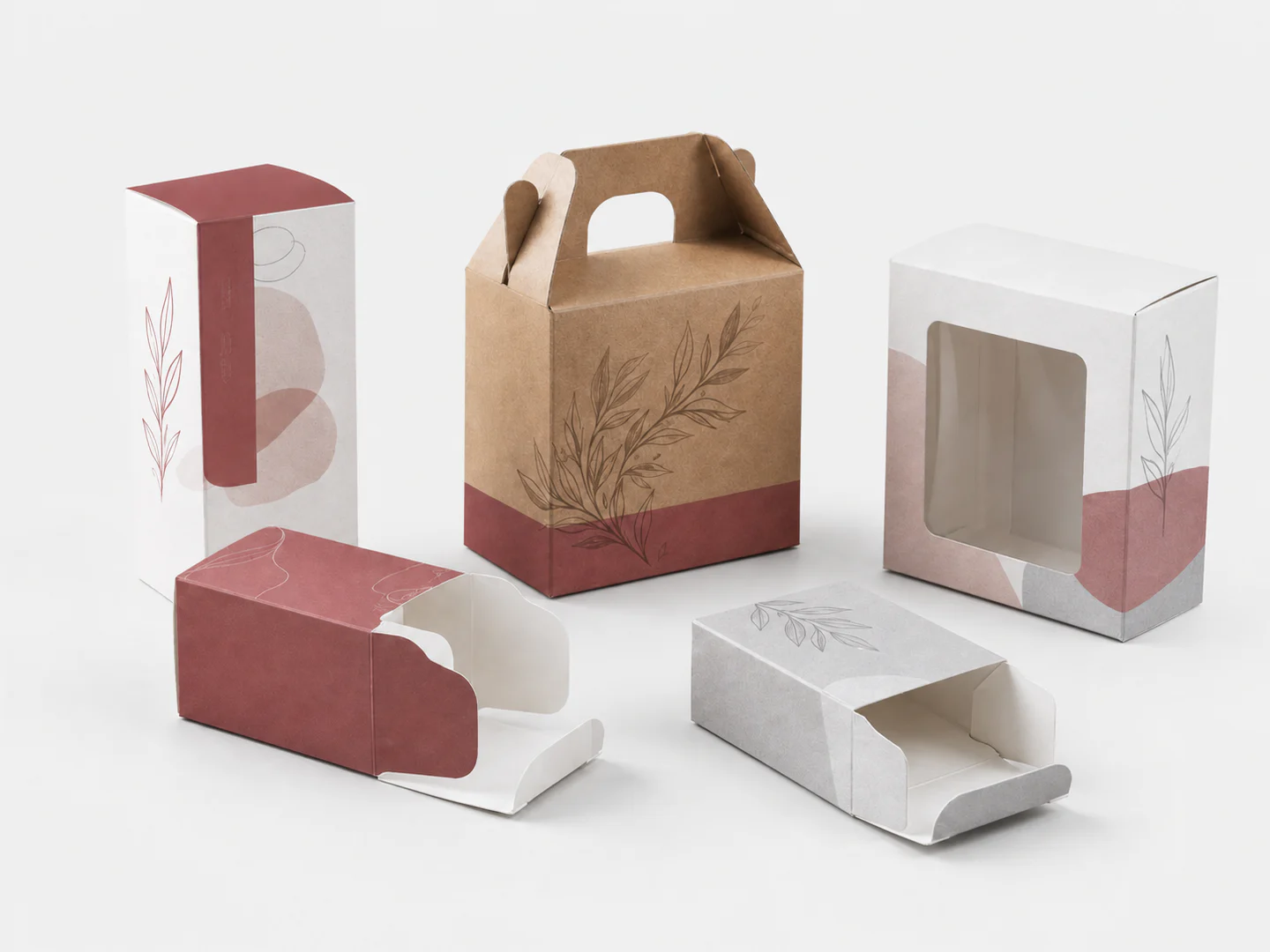 Paper packaging structures
