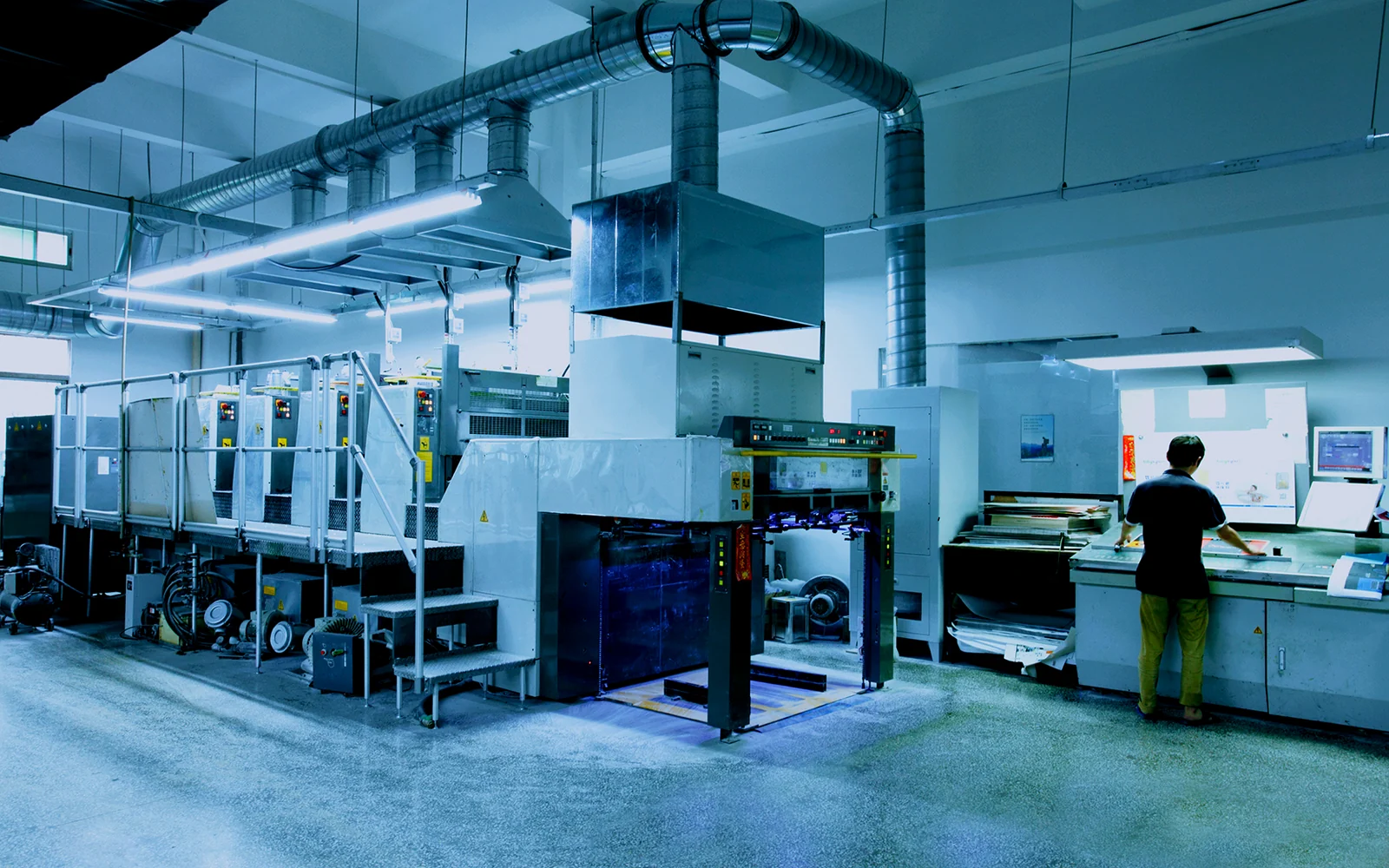 Packaging print production floor