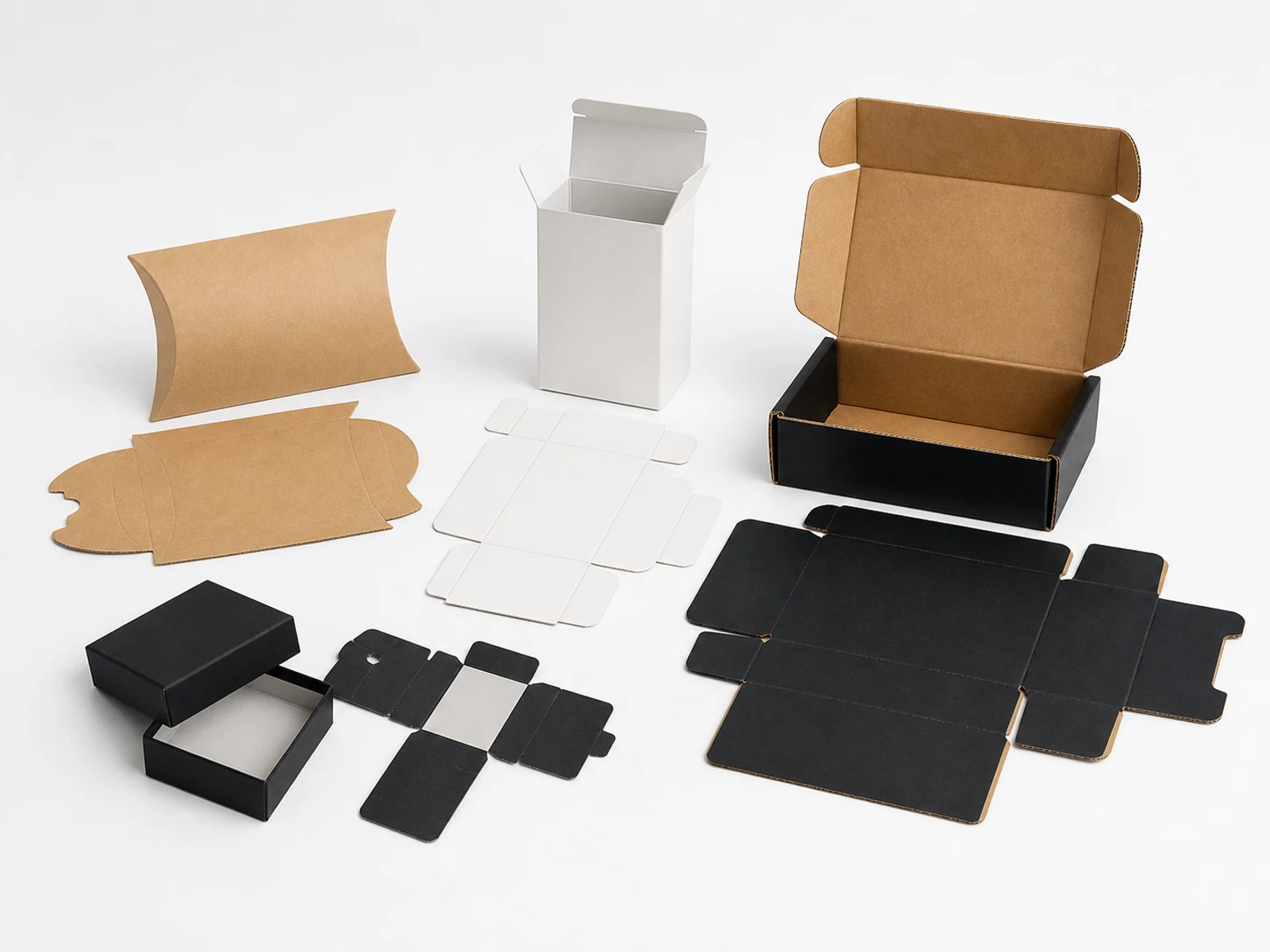 Crease lines and forming structure packaging detail